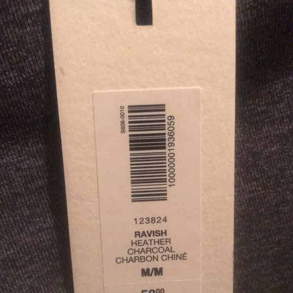 Aritzia Heather Charcoal Off-the-Shoulder Top - Picture 9 of 14